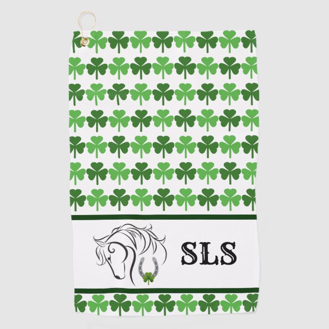 Serviette De Golf Shamrock (Devant)