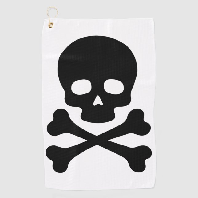 Serviette De Golf Skulls Bones (Devant)