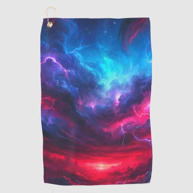 Serviette De Golf Sky Art (Devant)