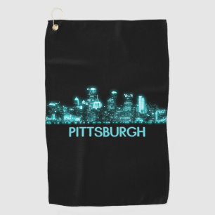 Serviette De Golf Skyline de Pittsburgh