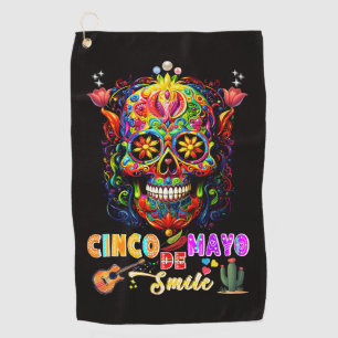 Serviette De Golf Sourire Cinco De Mayo