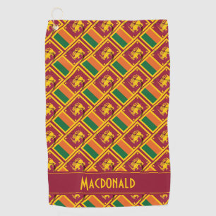 Serviette De Golf SRI LANKA personnalisé