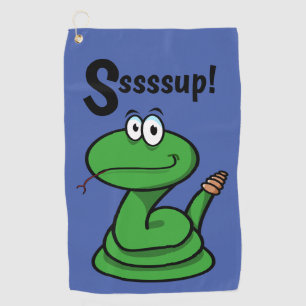 Serviette De Golf Sssssup ! Serpent