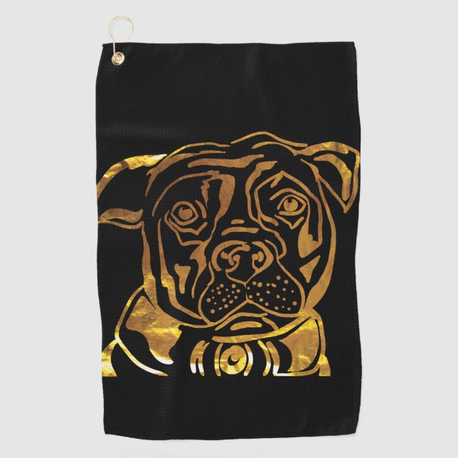 SERVIETTE DE GOLF STAFFORDSHIRE AMÉRICAIN (Devant)