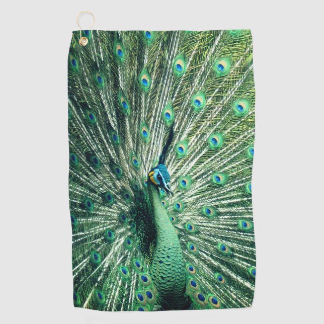 Serviette De Golf Strut Peacock (Devant)
