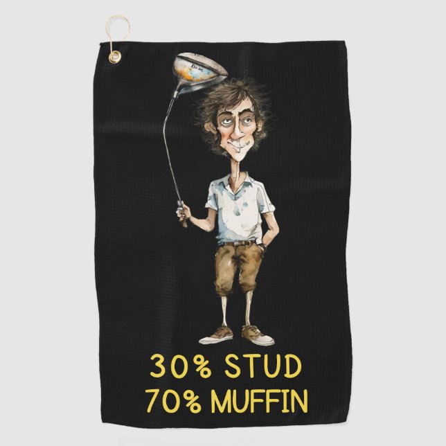 Serviette De Golf Stud Muffin (Devant)