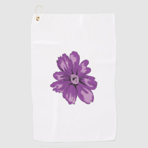 Serviette De Golf Style Fille, Aubergine Légère, Cèdre Blanchi