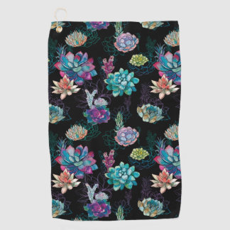 Serviette De Golf Succulent Motif sans fil