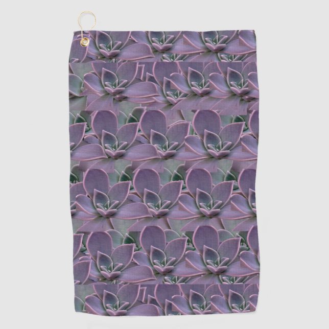 Serviette De Golf Succulent pourpre (Devant)