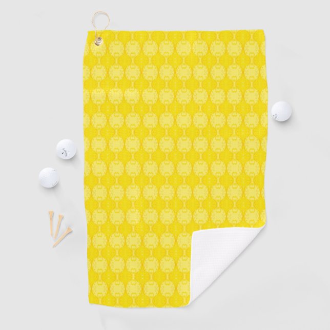Serviette De Golf Sunny Bloom (En situation)
