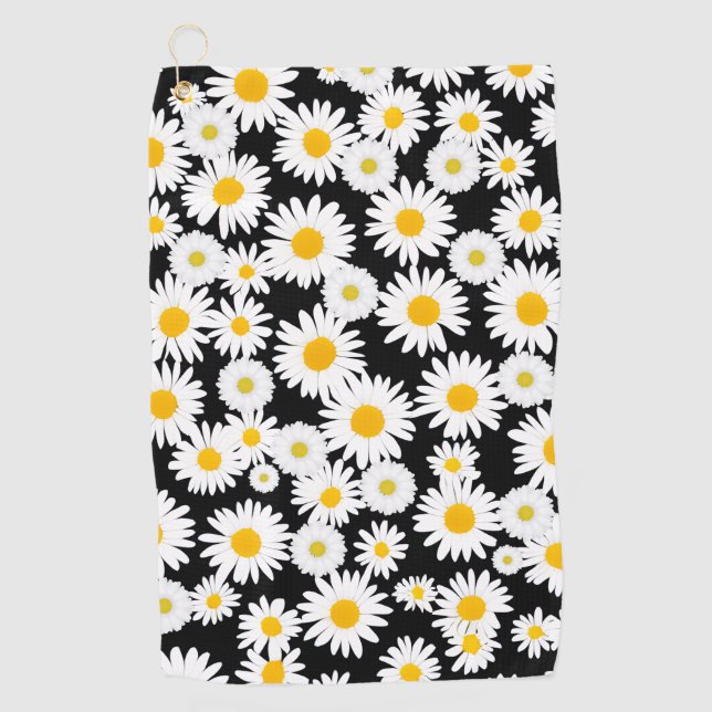 Serviette De Golf Sunny Daisies (Devant)