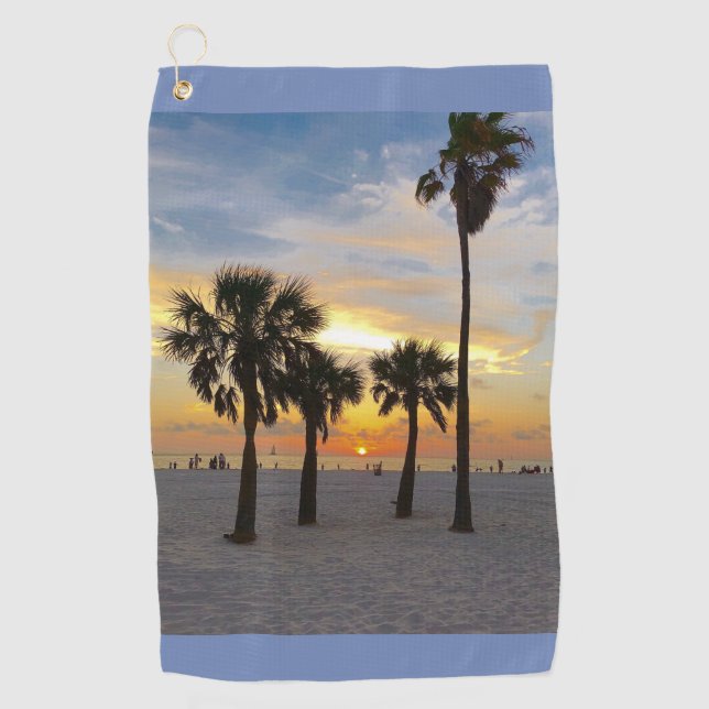 Serviette De Golf Sunset de Gulf Beach (Devant)
