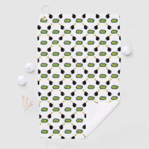 Serviette De Golf Superherbe BOOM Bombes Thème sportif Amusement