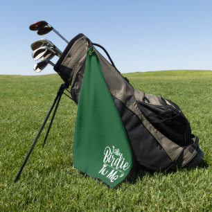 Serviette de golf sur mesure, amusant Parler sale