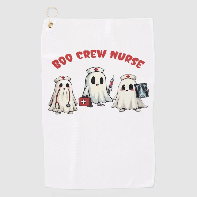 Serviette De Golf T-Shirt indispensable à l'équipage de BOO (Devant)