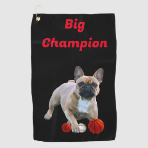 Serviette De Golf Tablier de golf bouledogue français