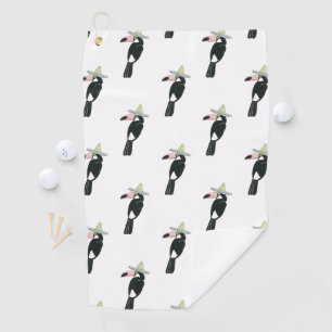 Serviette De Golf Taco à propos d'amour Toucan Sombrero