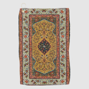 Serviette De Golf Tapis Élegant Tapisserie Perse Antique Riche