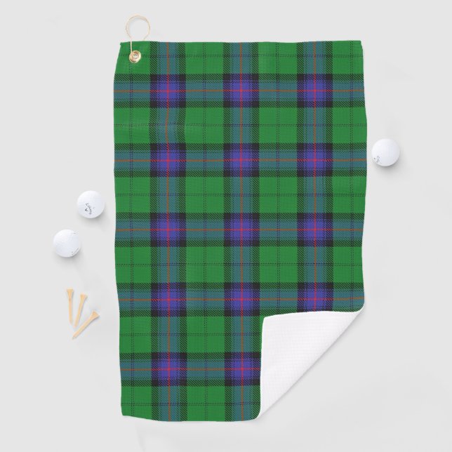 Serviette De Golf Tartan d'écossais d'Armstrong de clan (En situation)