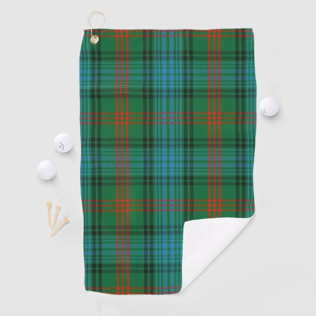 Serviette De Golf Tartan d'écossais de Ross de clan (En situation)