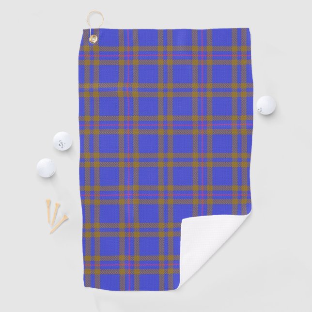 Serviette De Golf Tartan d'écossais d'Elliot de clan (En situation)