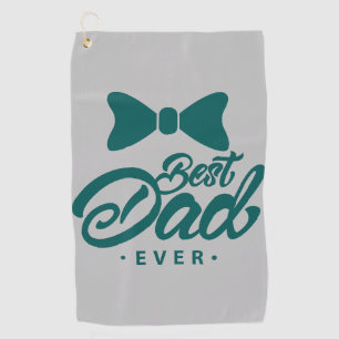 Serviette De Golf Tee Off avec le meilleur : Meilleur papa Golf Serv