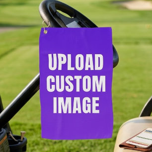Serviette De Golf Télécharger une image personnalisée - Ajoutez la v