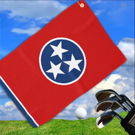 Serviette De Golf Tennessee Drapeau & Tennessee État États-Unis golf