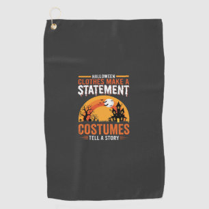 Serviette De Golf Tenues de Halloween Déclaration Conception de Mais