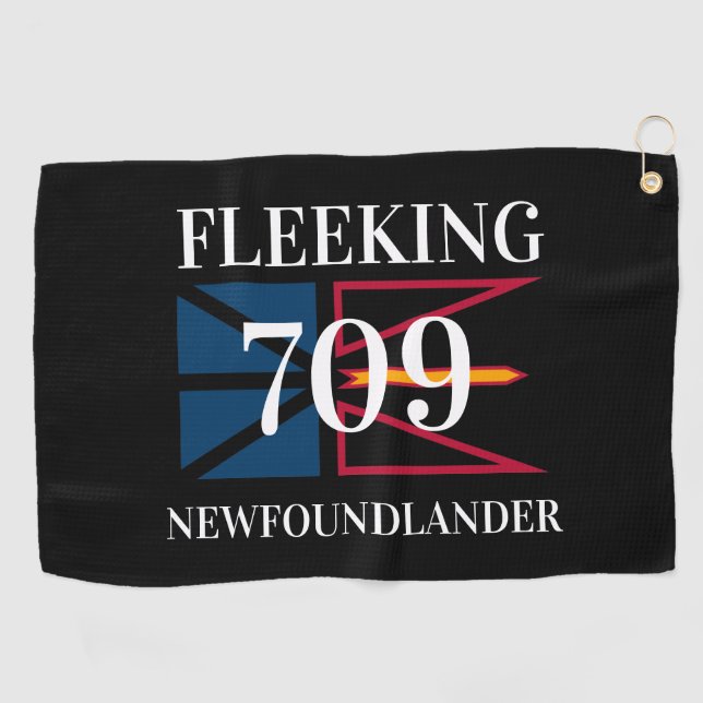 Serviette De Golf Terre-Neuve-et-Labrador GOLF 709 (Horizontal)