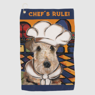 SERVIETTE DE GOLF TERRIER AIREDALE
