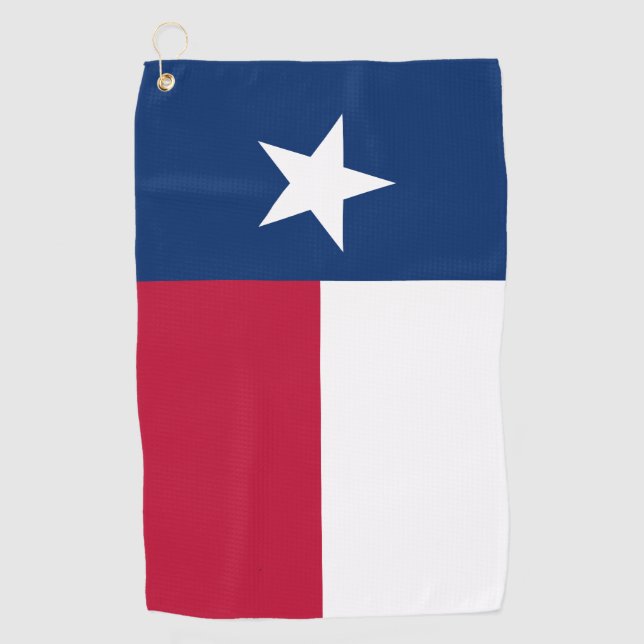 Serviette De Golf Texas Flag Lone Star State (Devant)
