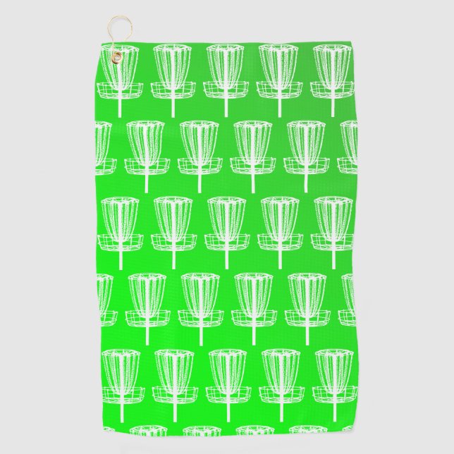 Serviette De Golf Toile de golf verdoyante pour le jour (Devant)