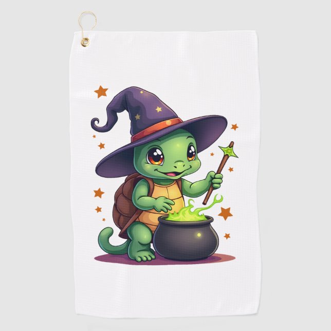 Serviette De Golf Tortue Hocus Shellcus (Devant)
