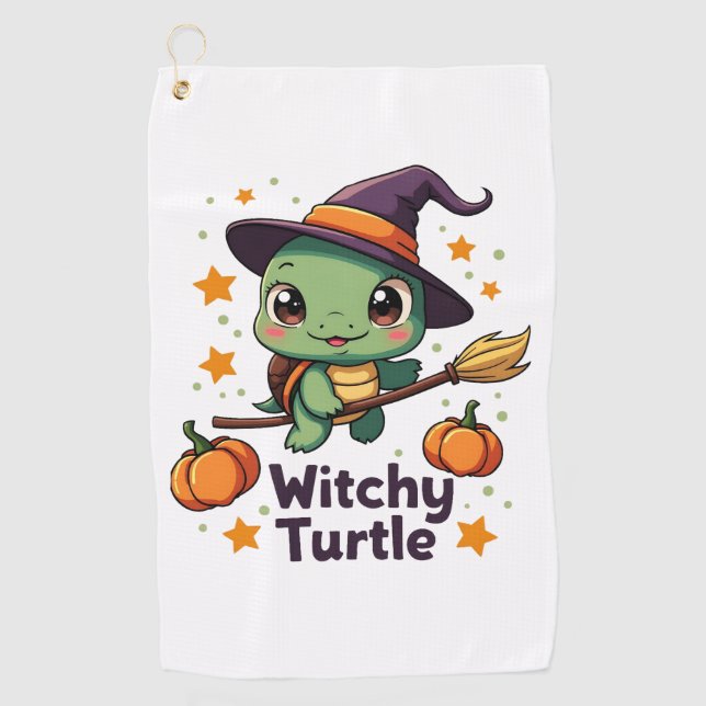 Serviette De Golf Tortue Shell (Devant)