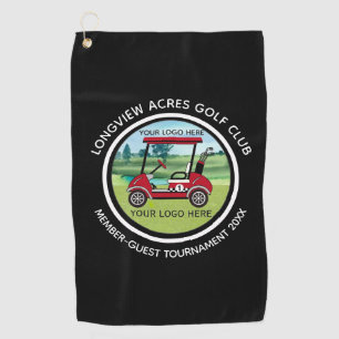 Serviette De Golf Tournoi de la Ligue du club de golf sur mesure