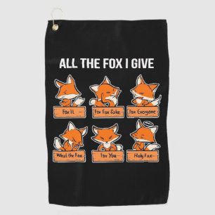 Serviette De Golf Tout Le Renard Que Je Donne