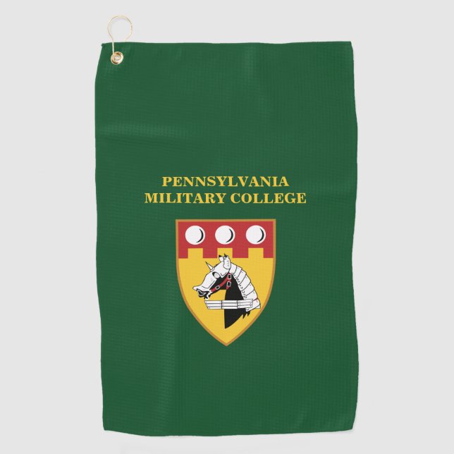 Serviette De Golf TOWEL DE GOLF (vert) avec logo SCEAL PMC (Devant)