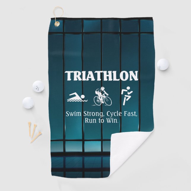 Serviette De Golf Triathlon SUPÉRIEUR (En situation)