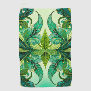 Serviette De Golf Tropical Floral