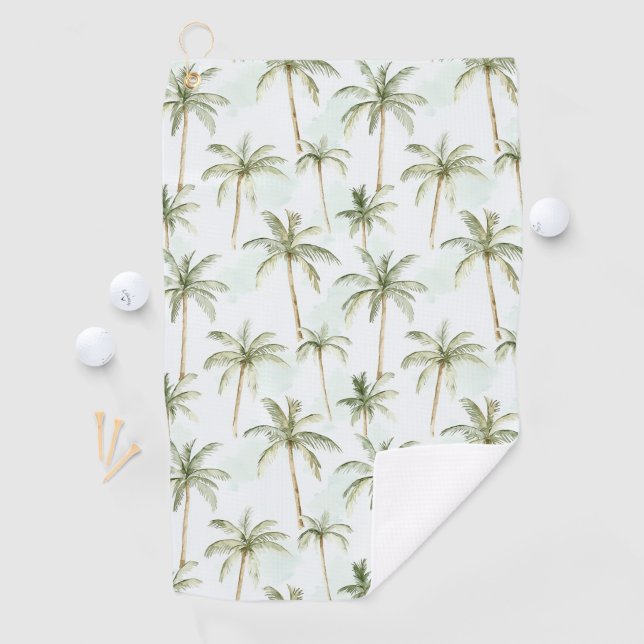 Serviette De Golf Tropical Palm Trees   (En situation)