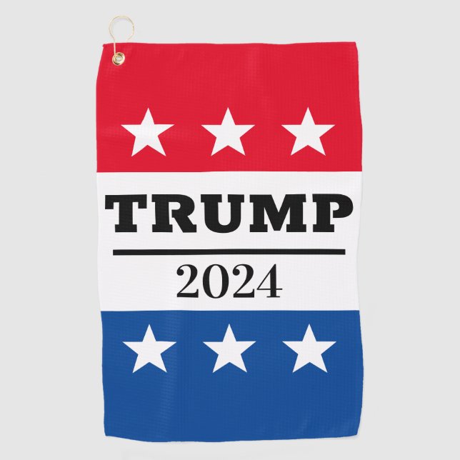SERVIETTE DE GOLF TRUMP 2024 (Devant)
