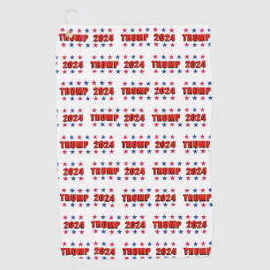 Serviette De Golf Trump 2024 Stars Golf Towel