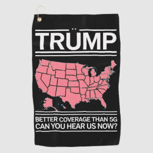 Serviette De Golf Trump a une meilleure couverture que la 5G Pouvez-