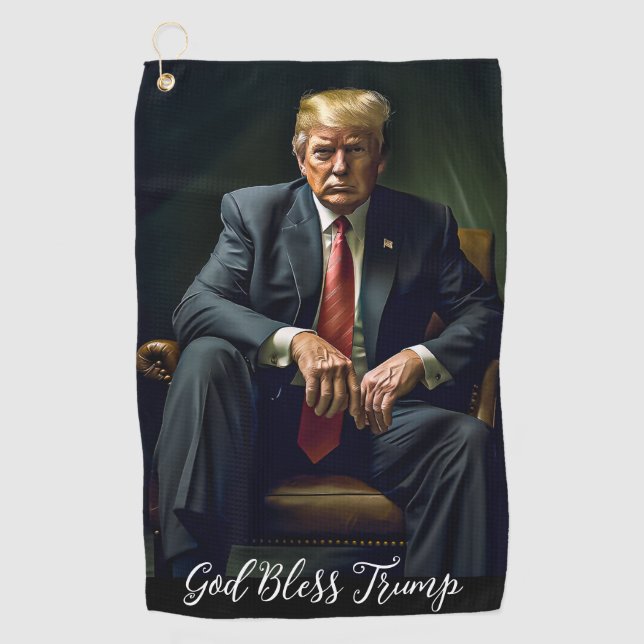 Serviette De Golf Trump Golf (Devant)