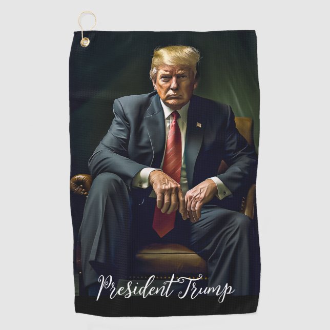 Serviette De Golf Trump Golf (Devant)