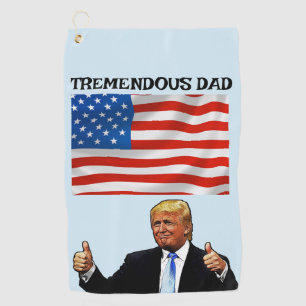 SERVIETTE DE GOLF TRUMP GOLF TOWEL TREMENDOUS PAPA