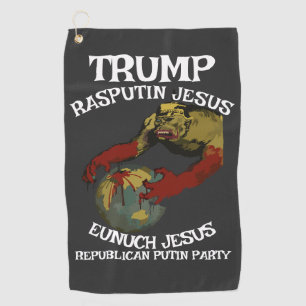 Serviette De Golf Trump Kaiser Bill Dictateur allemand FascisteCzar