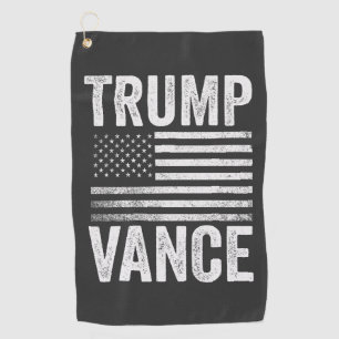Serviette De Golf Trump Vance 2024 Élections américaines patriotique