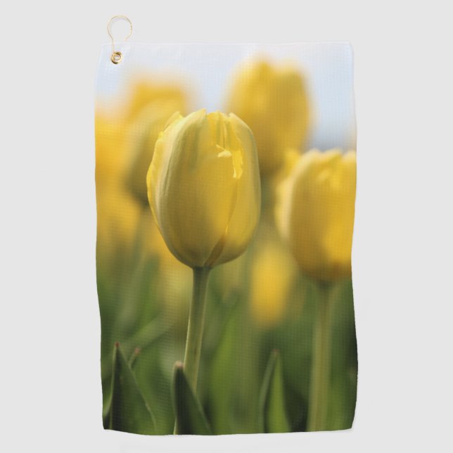 Serviette De Golf Tulipes solaires (Devant)
